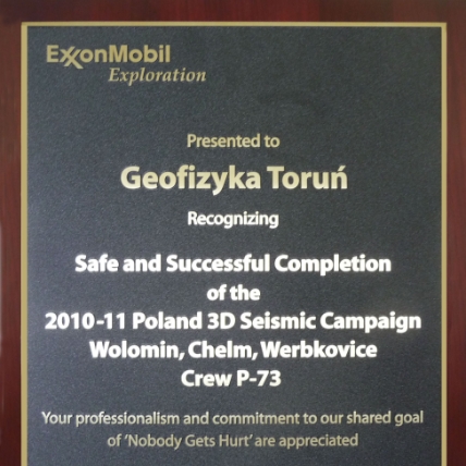 Quality Health Safety Environment - Geofizyka Toruń S.A.